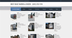 Desktop Screenshot of bestbuiltsheds.net