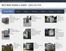 Tablet Screenshot of bestbuiltsheds.net