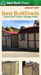 Mobile Screenshot of bestbuiltsheds.biz